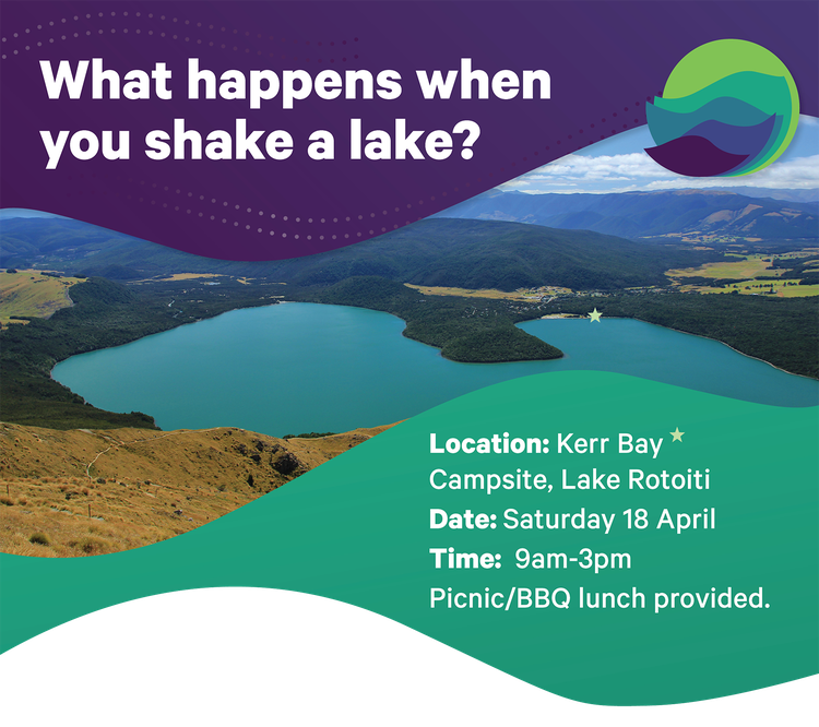 Poster for the Lake Rotoiti event